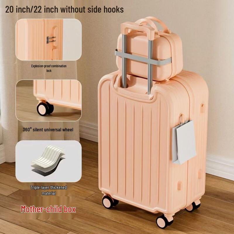 JOURHEY SHI Fresh Style Multi-functional Hardside Luggage