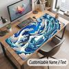 Oktopus Meeresleben Thema Benutzerdefiniertes Mauspads Personalisierter Druck Name Text Schreibtischmatte Für Zuhause Büro Tischdekoration