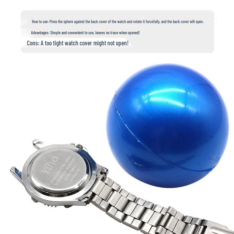 Rotary Watch Case Back Opener Rubber Ball - Mark-Free Tool for Watch Repair