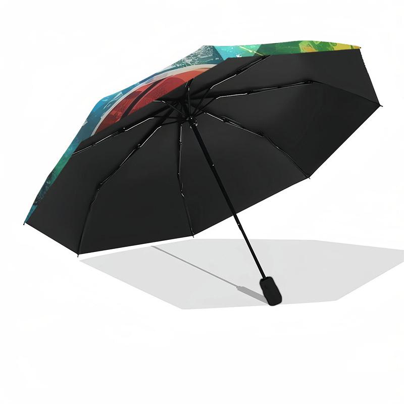 1pc Colorful Basketball Artwork Umbrella with Plastic Handle,Suitable for All Seasons Home Travel Outdoor UmbrellaDD265