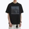 2025 Summer Ramones Retro American Oversized T-shirt Men Women 100% Cotton Short Sleeve T-shirts Vintage Fashion Unisex Clothing