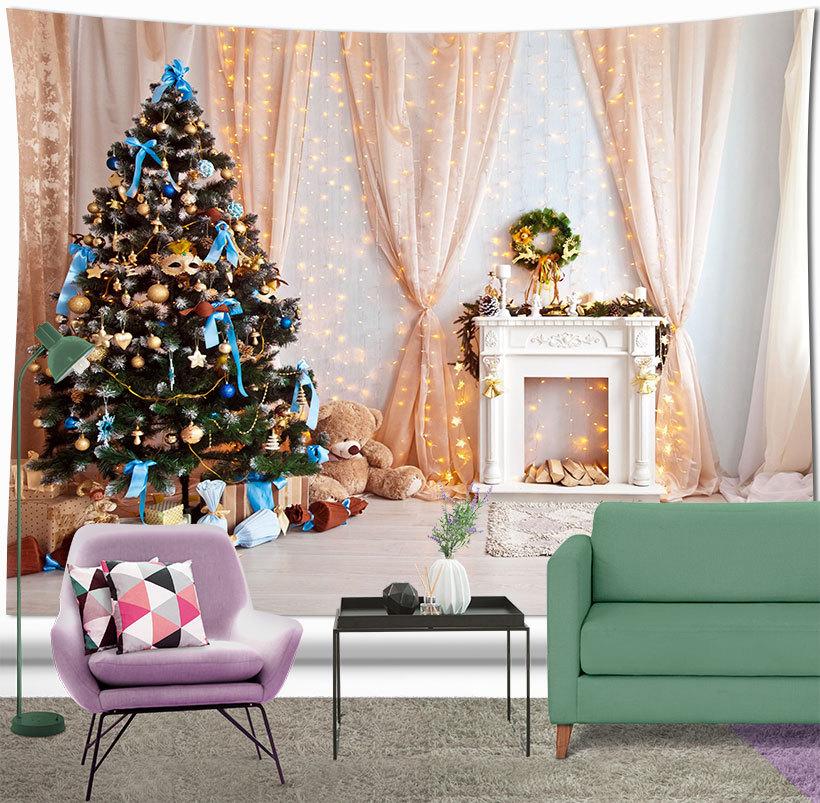 

Рождественский гобелен Гобелен для спальни Гобелен для гостиной Абразивная ткань 210*150cm