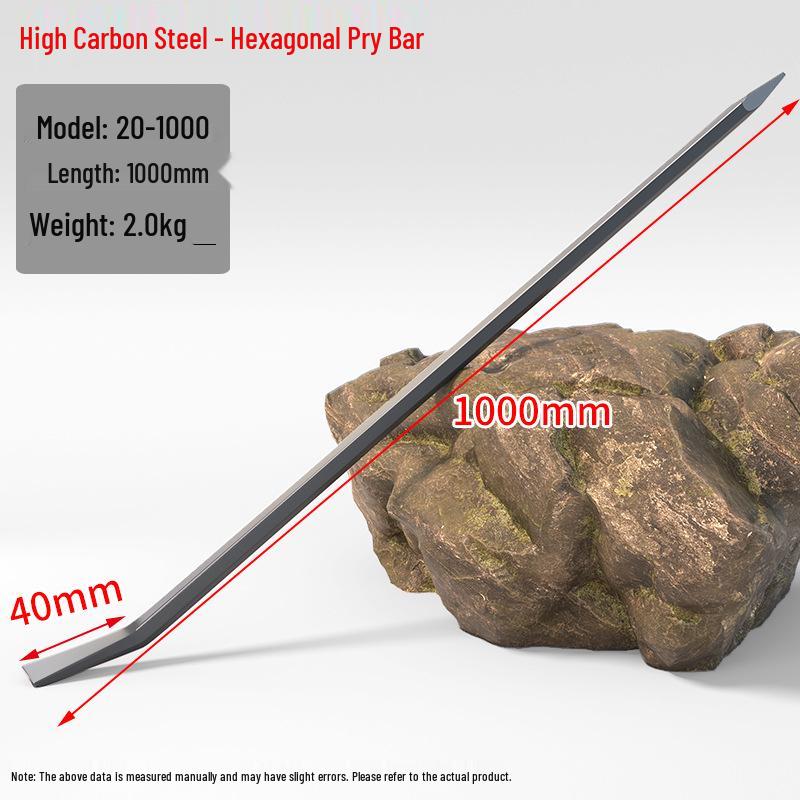 Multifunctional Heavy-Duty Steel Pry Bar with Free Shipping