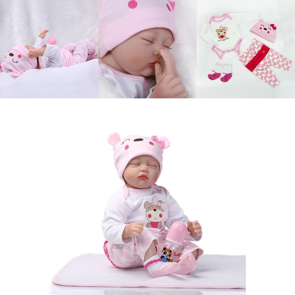 Adorable 22" Reborn Gift Baby Dolls With Lifelike Features And Handmade Quality