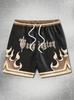 2026 Estate Caldo Americano Trendy Marca Sportivo Casual Stampa Digitale 3D Pantaloncini da Basket Unisex Stile Ampio