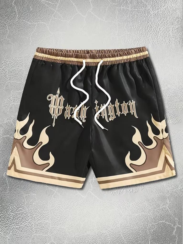 2026 Estate Caldo Americano Trendy Marca Sportivo Casual Stampa Digitale 3D Pantaloncini da Basket Unisex Stile Ampio
