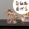 Horse Miniature Figurine Tabletop Ornament Art Crafts Vintage Feng Shui Decor for Table Desk Home Decoration Birthday Gift