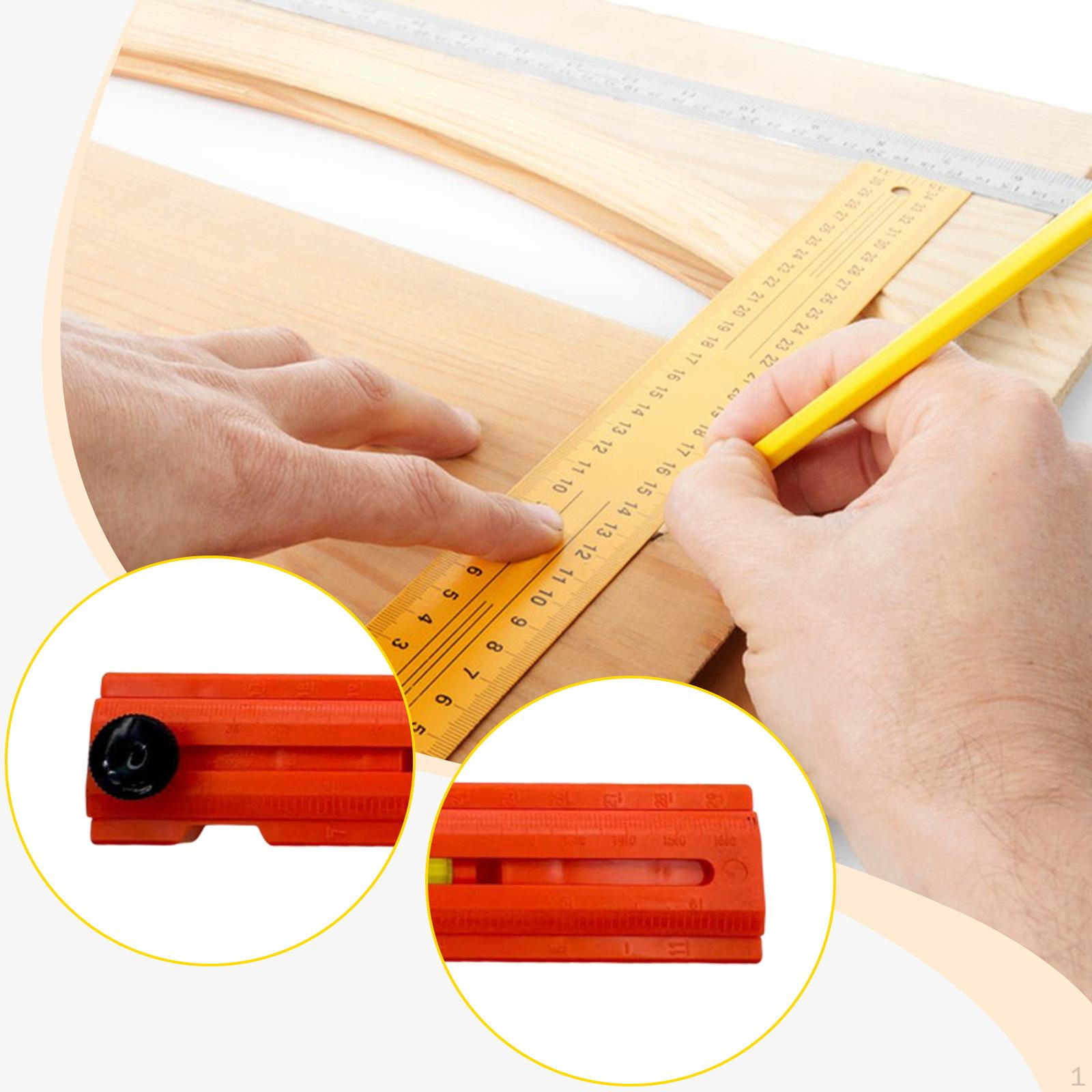 

Woodworking Measuring Ruler Tool Multi Angle Multifunctional 15/30/45/60