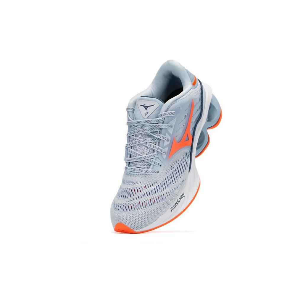 Mizuno Wave Creation 23 Shock Absorption Non Slip Gray Orange Women's J1GD220166