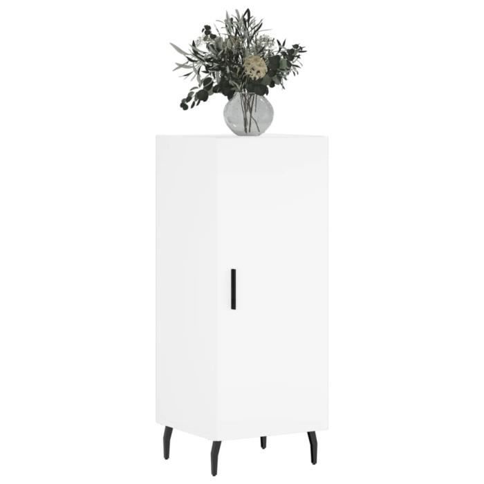 VidaXL White Buffet 34.5x34x90 Cm Engineered Wood 828556