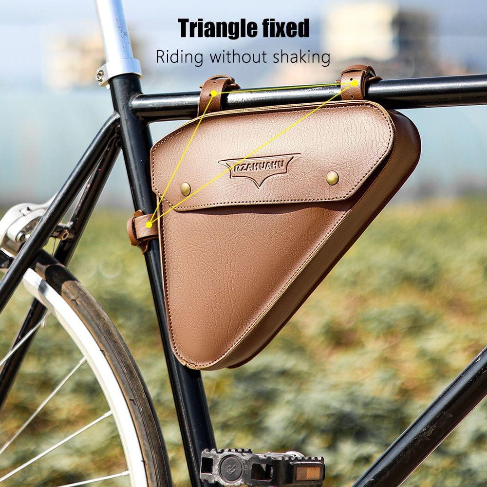 Durable Bike Triangle Bags Large Capacity Bike Acessories Bike Frame Storage Bag  for Phone Wallet