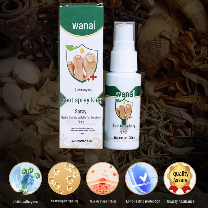 Foot Odor Sweat Control: Anti-Peeling Antiperspirant & Deodorizing Spray for Foot Care
