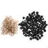 100 Pieces 14-20mm Clear Plastic Safety Eyes with BACK for Bear