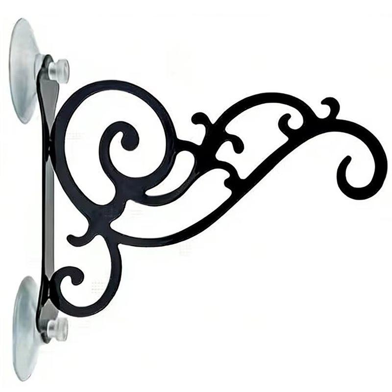 

CYCLI-Bird Feeder Hanger Strong Load-Bearing Stand With Suction Cup Window Bird Feeder Hook For Balcony Garden Deck Railing чёрный