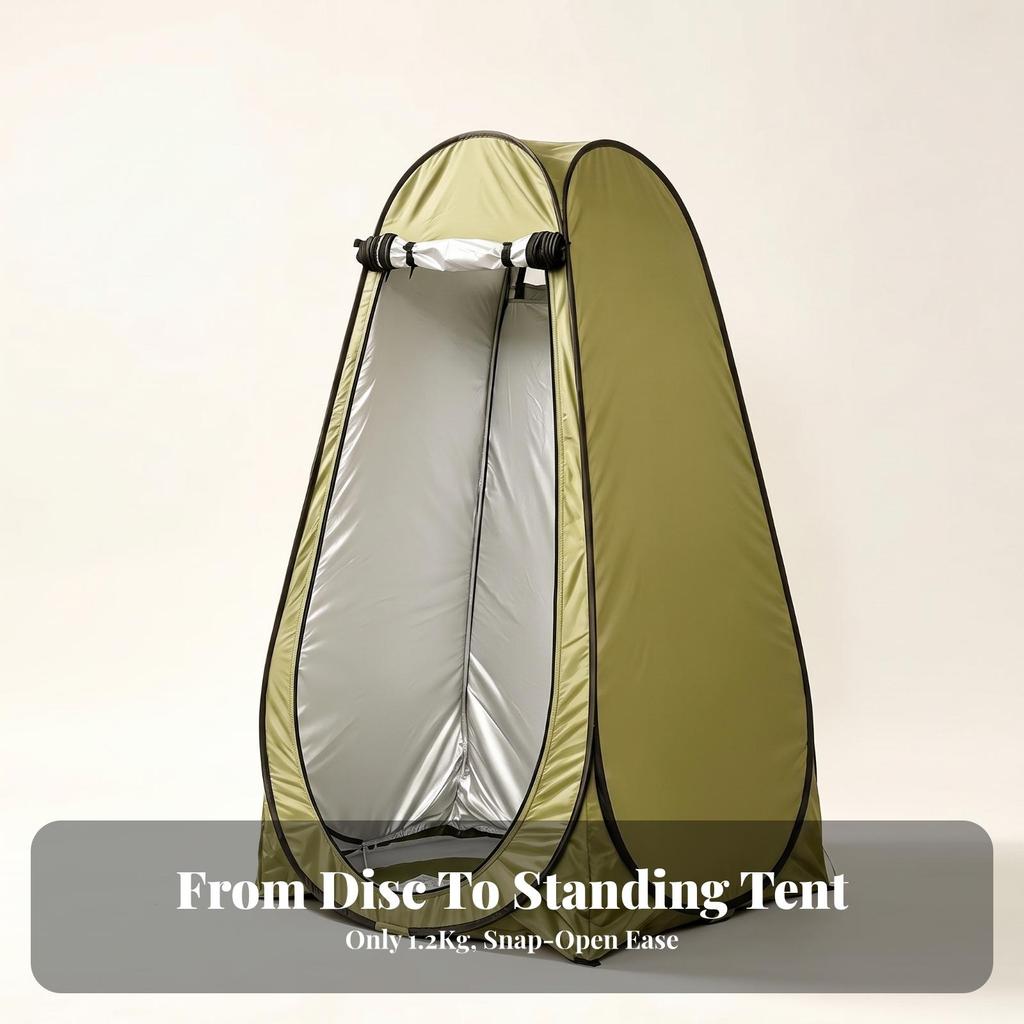 Foldable-up Privacy Tent Lightweight Instant Setup Changing