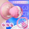 Electric Breast Massager, 10 Rotation Modes, Sucking Nipple Suckers Breast Enhancement Sucker Pump Nipple Stimulator Female Erotic Products