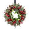 Christmas Decorative Items: Front Door Wreath Pendant, Christmas CypressLeaf And Red Fruit Wreath, Courtyard Decorative Pendant