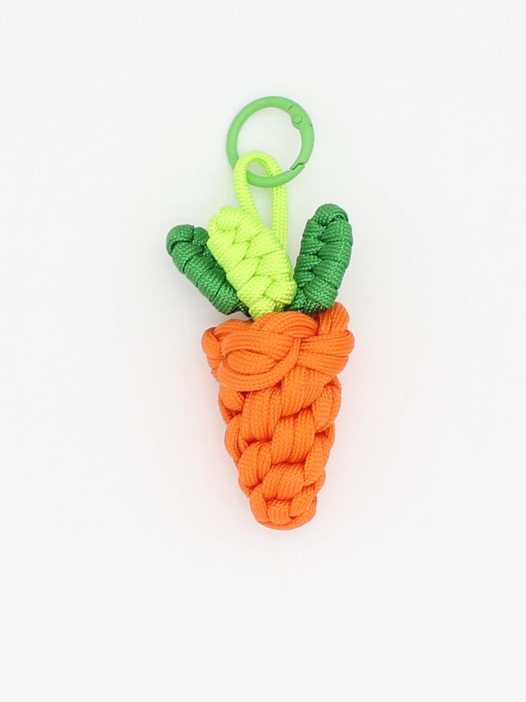 Cute and Childlike Hand-woven Carrot Flower Keychain Mobile Phone Pendant Bag Jewelry