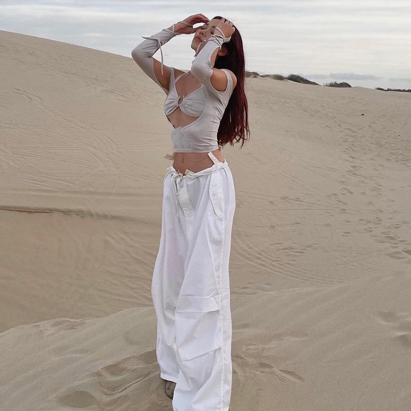 Harajuku Hollow Out Sexy 2022 Blouses Summer Clothes Tshirts for Women Top Female T-shirt Women's T-shirt Crop Tops T Shirt