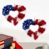 American Independence Day Decoration Wreath Pendant Red, , Blue Love Decoration Pendant