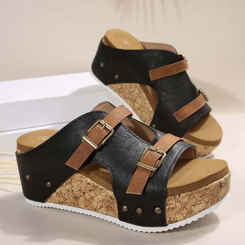Fashion Women's Platform Sandals Fashion Wedges Sandals Summer New Casual Slippers Women Open Toe Beach Shoes for Women Zapatos De Mujer