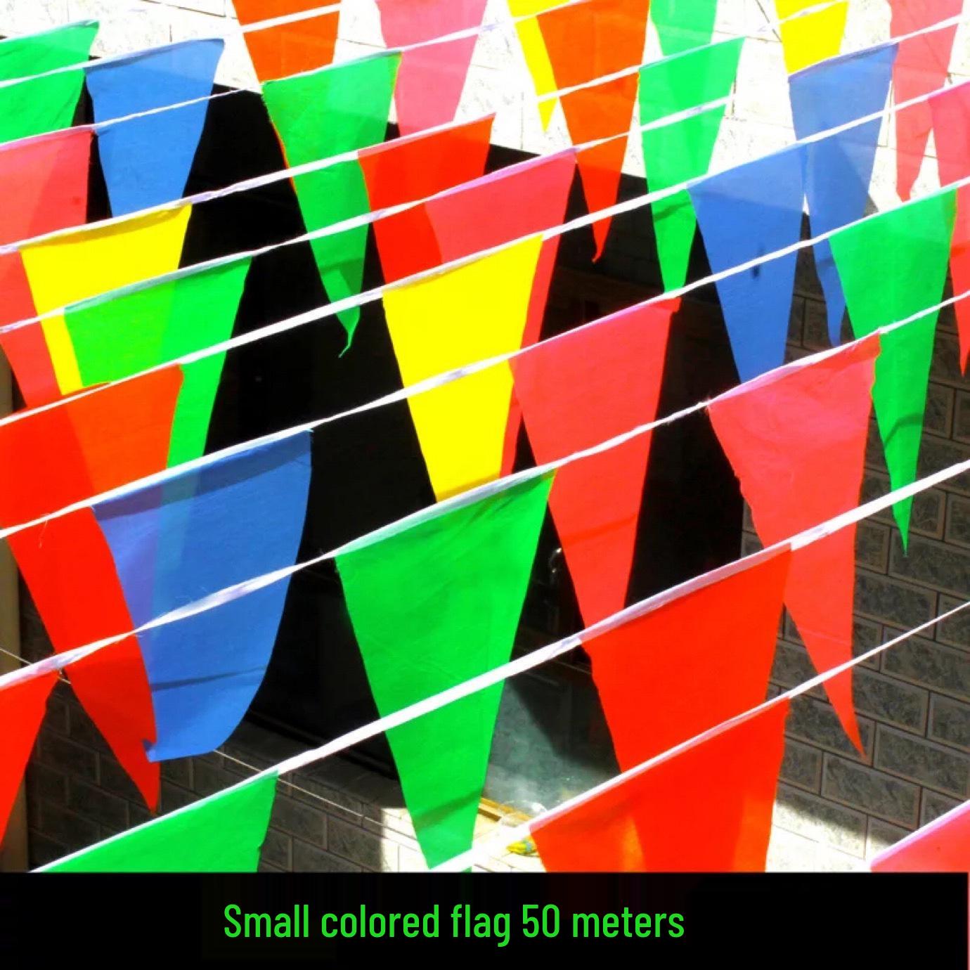 Colorful Triangle Flag String for Weddings and Events