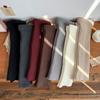 Women's Autumn and Winter Thick Calf Socks, Brown Warm Flat Knitting Long Tube Woolen Yarn