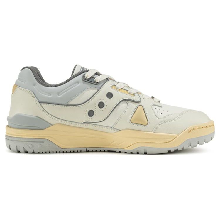 SAUCONY Cross 90 Non-Slip Durable Low-Top Skate Shoes Unisex Skate Shoes White Gray S79035-19