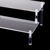Acrylic Display Rack, Tiered Holder Riser Tier Holder, for Desktop