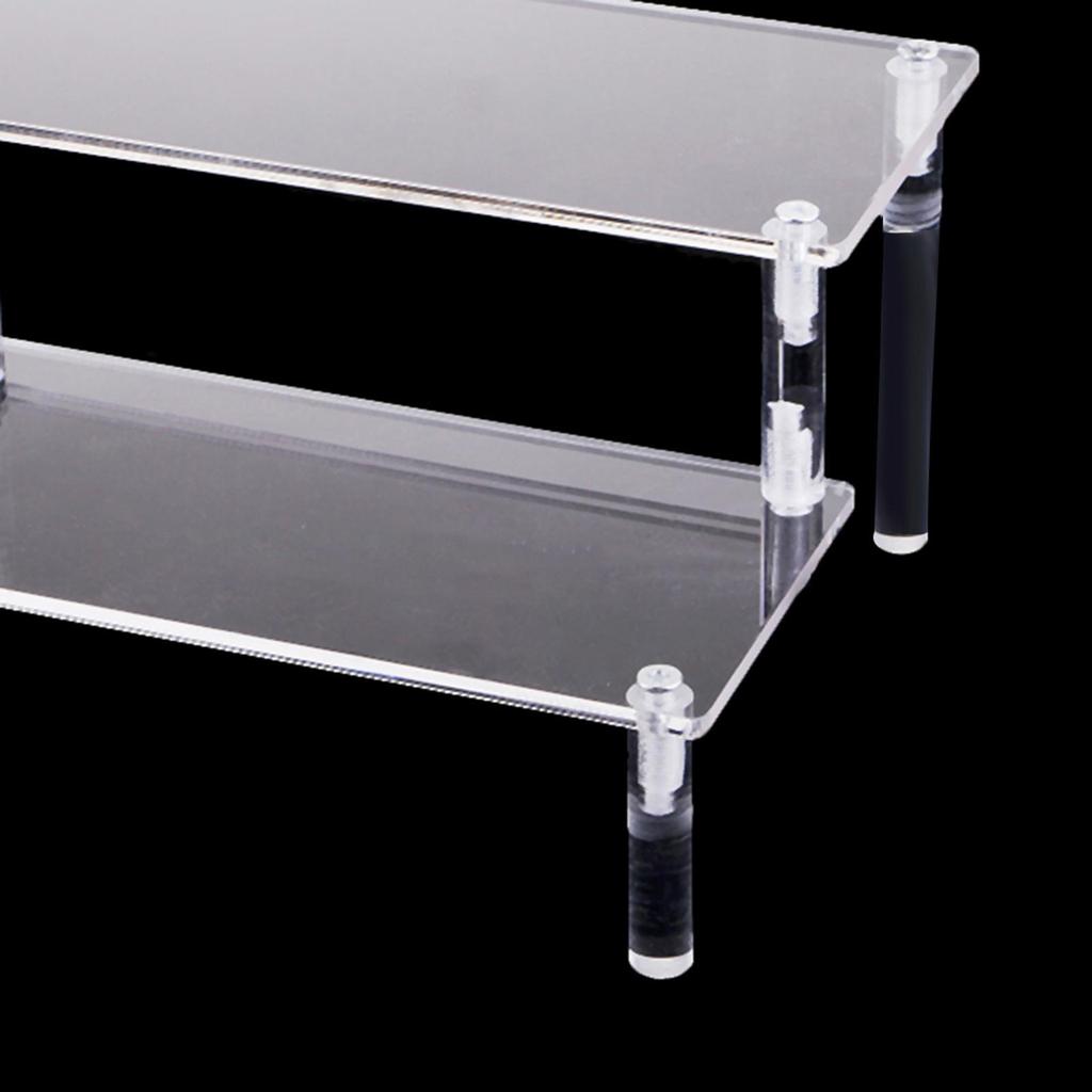 Acrylic Display Rack, Tiered Holder Riser Tier Holder, for Desktop
