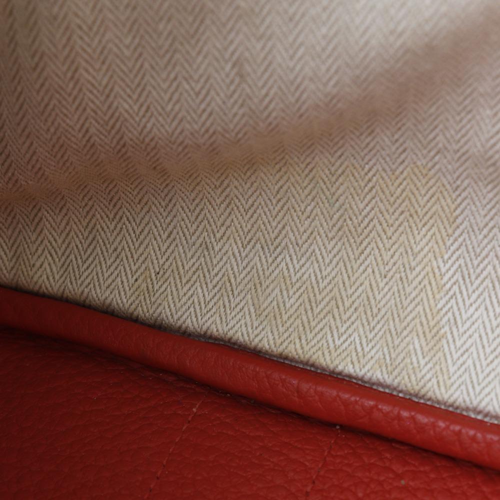 Hermes Garden Party PM Tote Bag Red Negonda Women Used