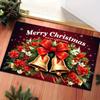 1pc Santa Claus Christmas Welcome Doormat, Non‑Slip Machine‑Washable Easy‑Clean Floor Mat for Entryway, Kitchen, Bedroom