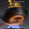 KOBACH 30cm Pre-Seasoned Cast Iron Wok