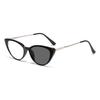 New Retro High-End Cat-Eye Frame Photochromic Myopia Glasses Anti-Blue Light Ultra Light Unisex Eyeglasses Diopter 0 To -4.0