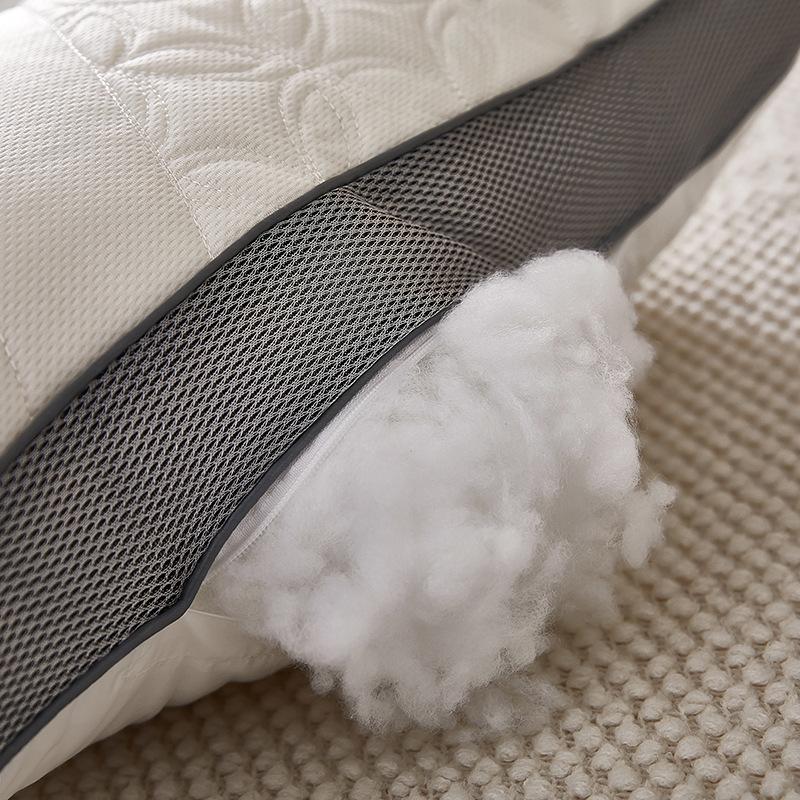 Space Capsule Comfortable Neck Pillow Single Knitted Feather Silk Pillow Ergonomic Single Neck Pillow