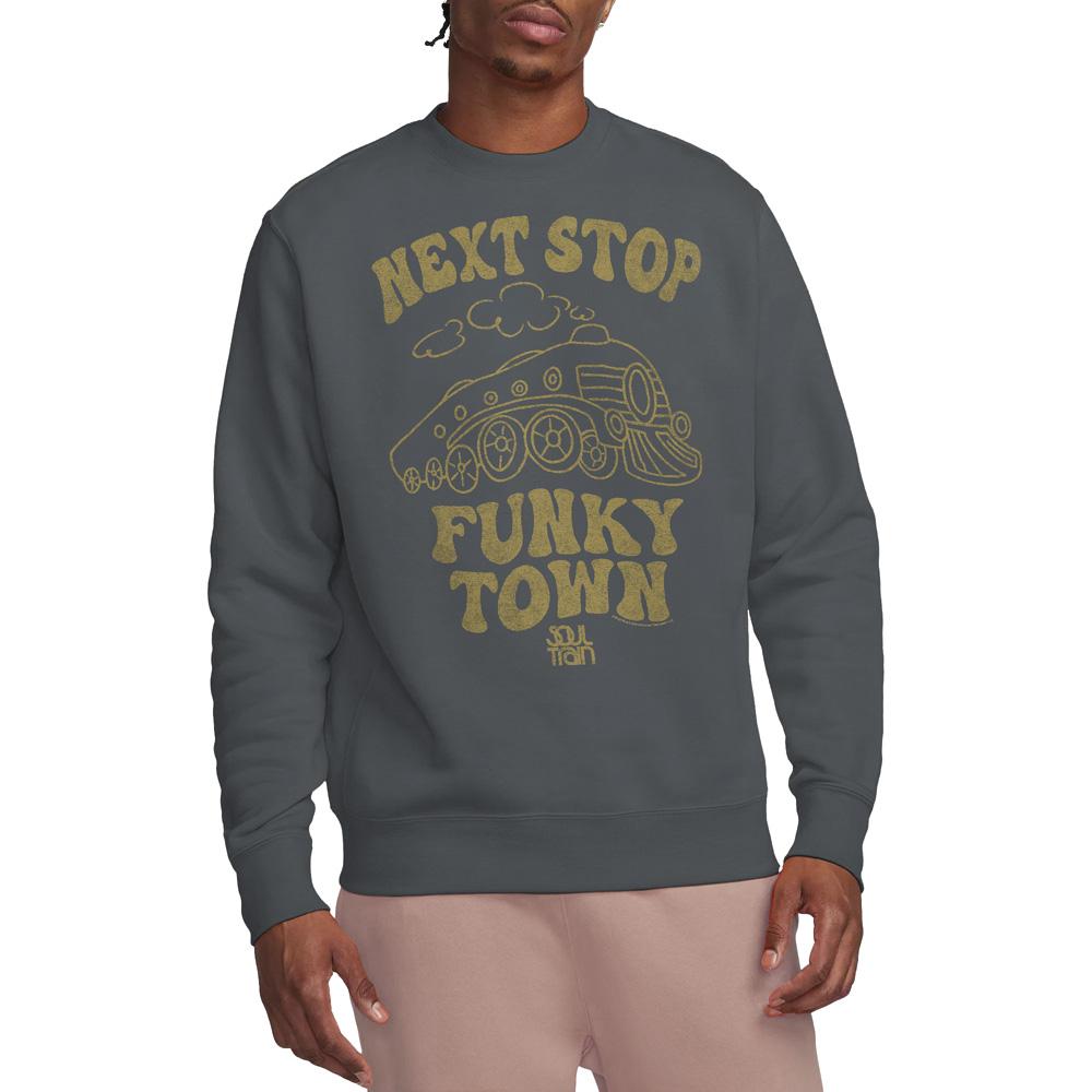 BET Unisex-Sweatshirt für Erwachsene „Soul Train Next Stop“