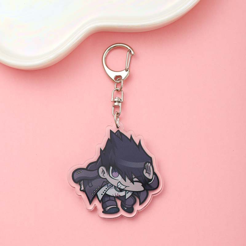 1/19Pcs Game Cartoon Danganronpa Acrylic Keychain Cute Backpack Pendant Funny Bag Charms Accessories Decoration Holiday Gifts