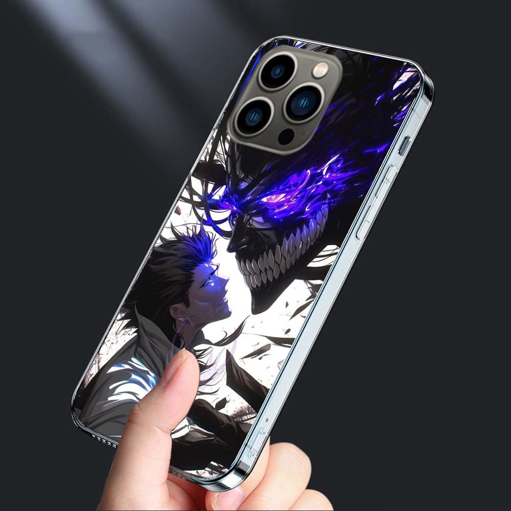 Bleach Aizen Sousuke Phone Case For Iphone 16E 15 Pro 14 Plus 17E 16 17 Pro Max Air 11 12 13 Mini Shockproof Capa Cute Cover