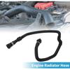 Engine Radiator Hose No.17127580963 Lower Coolant Cooling Hose Pipe Tube Line for BMW 535i 3.0L 2011-2016 Rubber Black