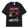 Korean Kpop Hip Hop Group Lngshot LOUIS Graphic T Shirt Unisex Women Clothing Fashion Short Sleeve Top Pure Cotton Casual Tshirts