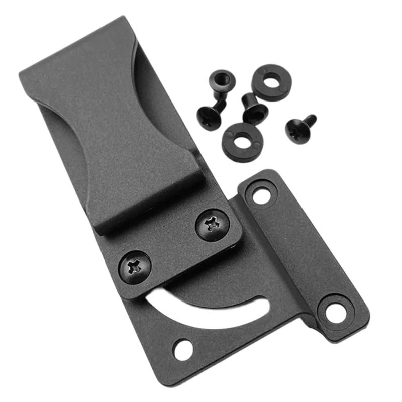 Gürtelclip für Kydex-Scheideholster K-Scheide Taillenclip Zubehör Scheide Rückenclip Gürtelclip mit Schrauben für Werkzeug