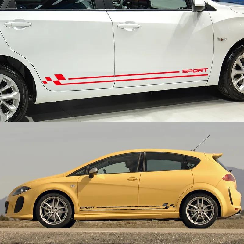 Car Door Vinyl Decals Stickers Side Stripes Graphics Decor Sport Tuning Accessories For Seat Leon Fr Cupra MK3 5F MK2 1P MK1 1M