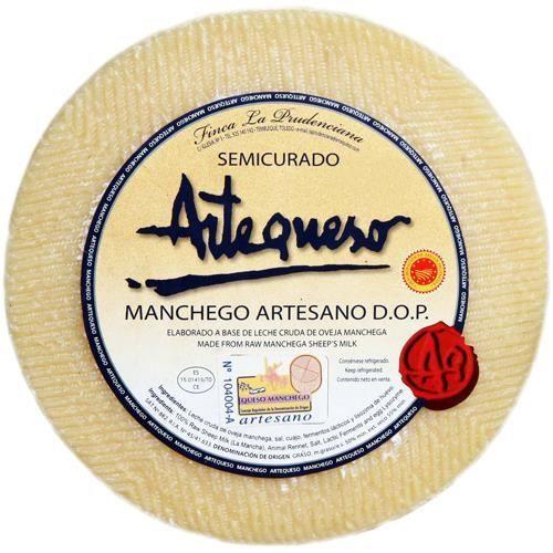 Semi-Aged Sheep's Milk Cheese ‘AOC Manchego’ - Artequeso