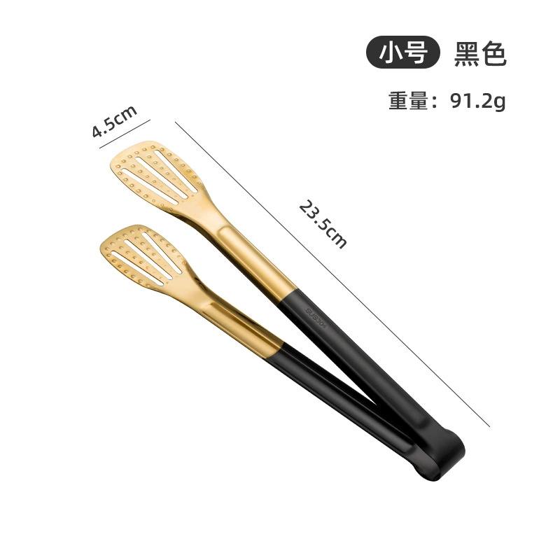 Stainless Steel Food Tongs Reusable BBQ Grilling Tong Steak Salad Bread Buffet Non-Stick Clip Cooking Clamp Kitchen Accessories