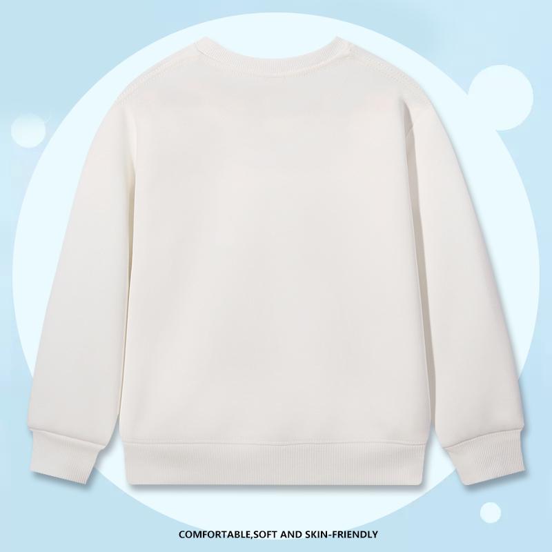 Zirunking 2026 Winter Spring Hoodies Pullovers Kids Boys Girls Round Neck Sweater Comfortable  Sweatshirt Children's Clothing KXINKIDW