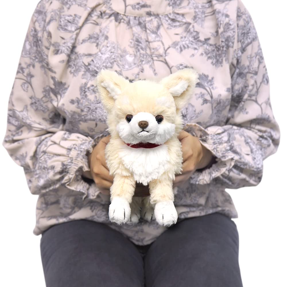 Pelúcia Animal Cão de Colo Chihuahua Limão Sol P-8062 Cachorro Fofo 14 x 26 x 13cm