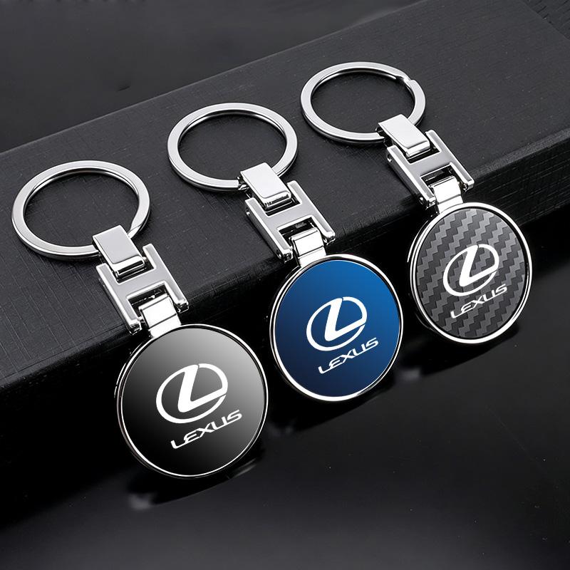 Mirror Surface Car Keychain Keyring Anti-Loss Holder for Lexus ES300 RX330 RX300 GS300 IS250 IS200 CT200h IS300 NX RX LX GX GS ZY8