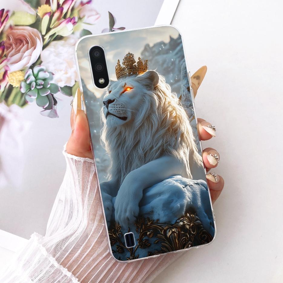 For Samsung Galaxy A01 Case SM-A015F Luxury Butterfly Tree Painted Cover Soft Silicone Case For Samsung A01 M 01 Galaxy M01 Bags