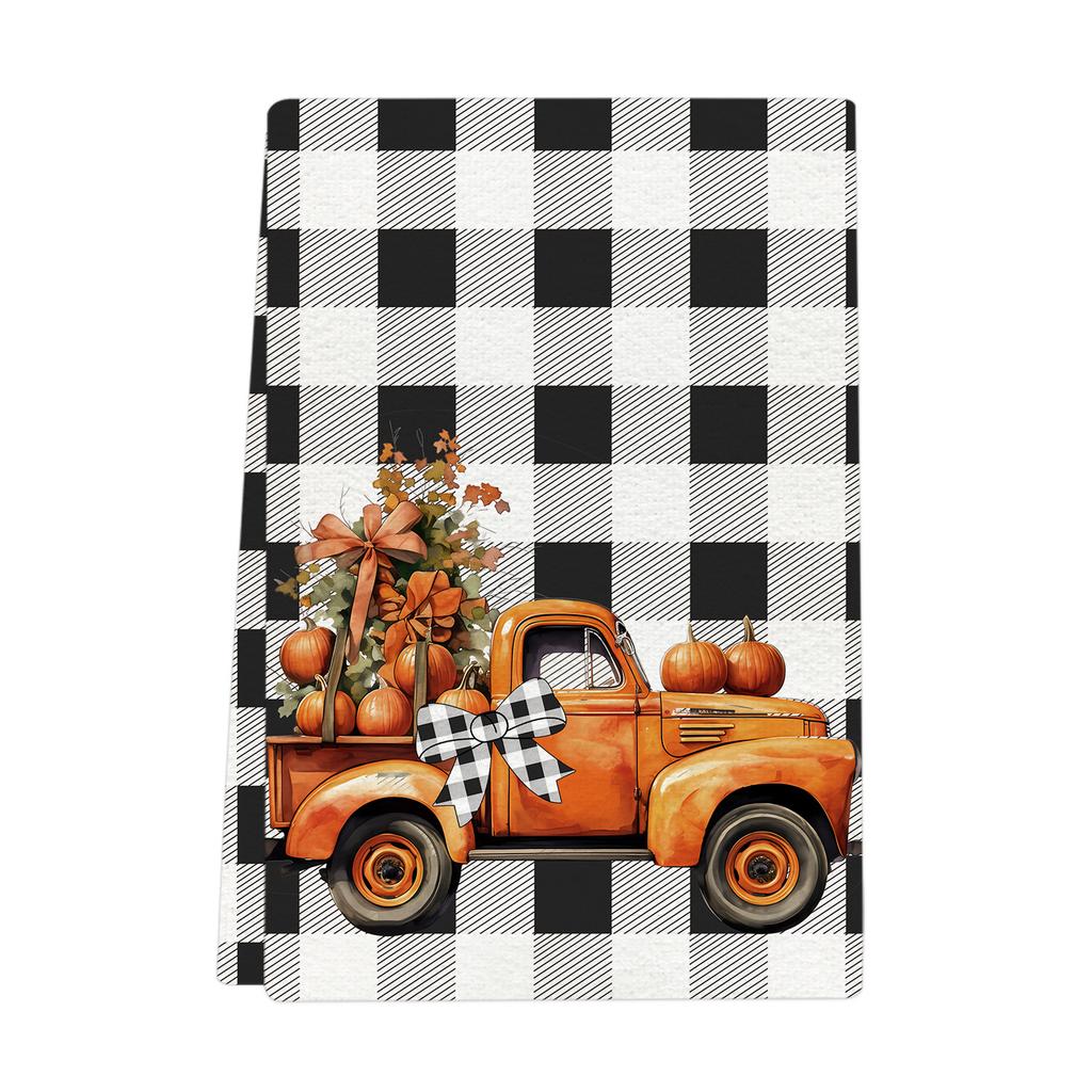 Halloween towel ornament gift microfiber printing kitchen towel special dish towel rag