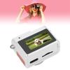 Small Retro Digital Camera 1080P FHD 0.96 Inch Color Screen Keychain Camera with Flash Light 4 Filters for Travel Learning Recordings